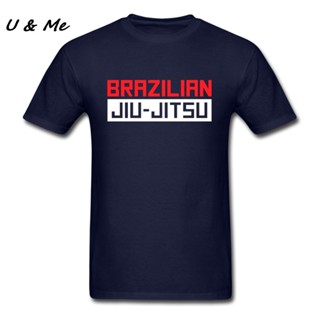 ขายดี เสื้อยืดแขนสั้น พิมพ์ลาย BJJ Jiu Jitsu Brazilian Jiu Jitsu สีกรมท่า อินเทรนด์ สําหรับผู้ชาย 489352