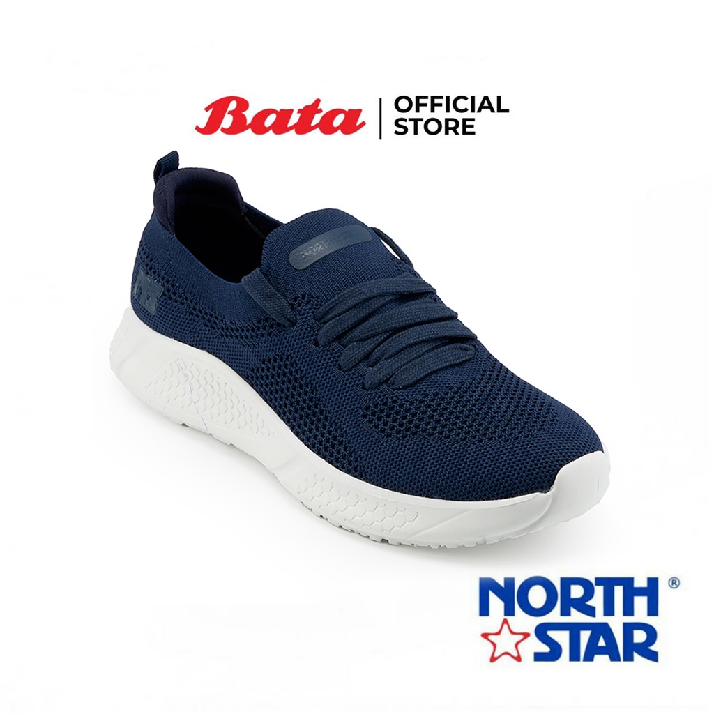 Bata บาจา North Star รองเท้าผ้าใบแบบผูกเชือก สำหรับเด็กผู้ชาย รุ่น SEAN สีกรมท่า รหัส 4819146