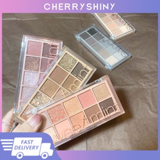 พร้อมส่ง Sweet Mint พาเลตต์อายแชโดว์ 10 สี ประดับเลื่อม ไข่มุก มันฝรั่งบด