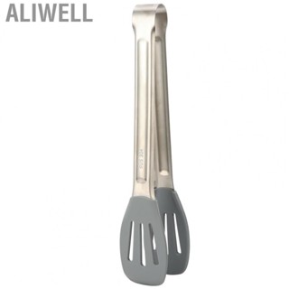 Aliwell Stainless Steel  Tongs  Grade Anti‑Scalding Bread Steak Clamp Barbecu GR