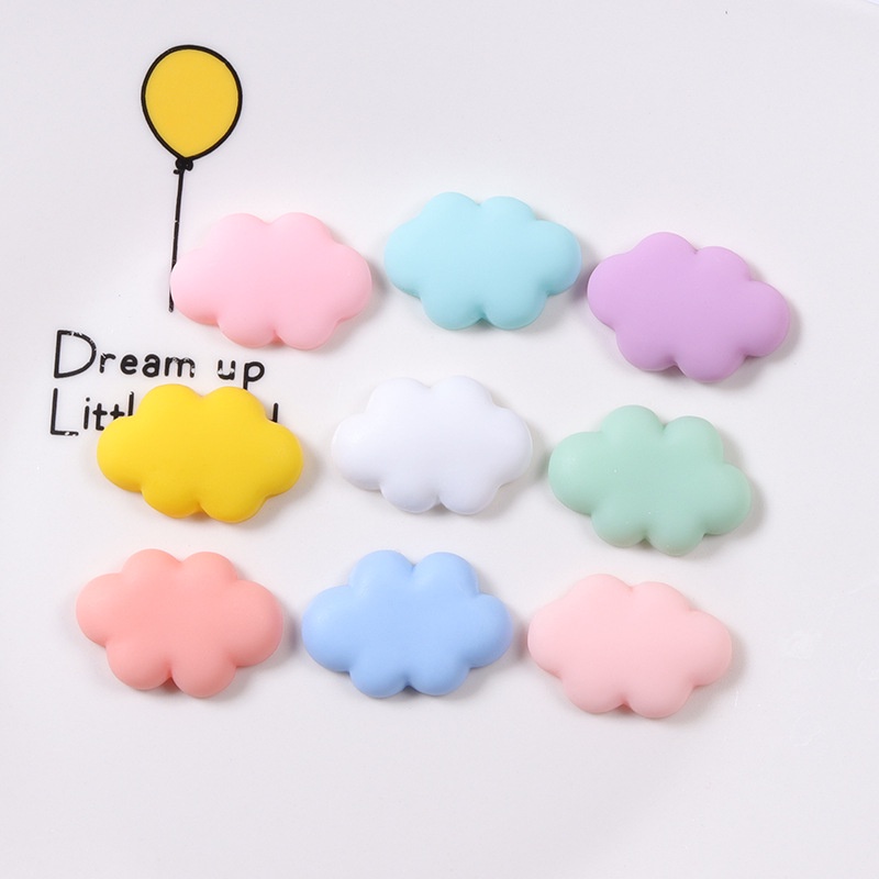 แผ่นเรซิ่น รูปก้อนเมฆ สําหรับตกแต่งรถยนต์ diy 10 ชิ้น