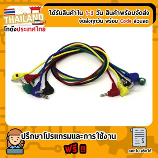 สาย ปลั๊กกล้วย Banana to Banana ขาด 2mm แบบตัวผู้ - ผู้ ยาว 30 cm 5 สี 5 เส้น For Kidbright