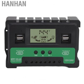 Hanhan Solar Controller LCD Display Solar Control Regulator for Home