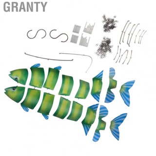 Granty Metal Fish Wall Decor  Hanging Gorgeous Metal Tropical Fish Wall Art Gift  for Bathroom for Family