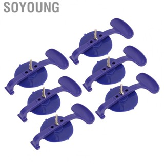 Soyoung Windshield  Tool  Tightly Fixed 6 Pcs Strong Clamping Force Suction Cup Clamps  for Car Maintenance