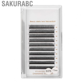 Sakurabc D Curl Fan False Lashes  Soft 0.07mm 11mm Easy Fan Eyelash Extension  for Beautician for Beauty Salon