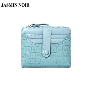 Jasmin NOIR กระเป๋าสตางค์ ใบสั้น ลายหนังจระเข้ สไตล์เกาหลี สําหรับผู้หญิง