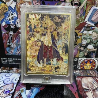 Oka One Piece Fifth ตลับเคลือบ ใบรับรอง การ์ดสะสม ONEPIECE ชุดละ 4 ชิ้น