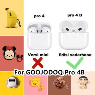 【ของแท้】เคสหูฟัง แบบนิ่ม ลายการ์ตูน สําหรับ GOOJODOQ Pro 4B GOOJODOQ Pro 4B