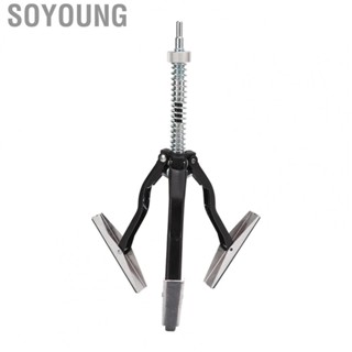 Soyoung Engine Cylinder Deglazer  Engine Cylinder Hone Tool Powerful Arm Knurled Wheel Metal  for Car
