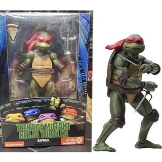 Neca TMNT โมเดลฟิกเกอร์ รูปเต่านินจา Raphael Da Vinci Michelangelo Donatello ขยับข้อต่อได้ ของเล่นสําหรับเด็ก วัยรุ่น