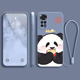 เคส  xiaomi Redmi NOTE 11 PRO 4G 5G เคส กรณีโทรศัพท์นิ่มรูปแบบหมีแพนด้าโชคดี