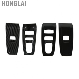 Honglai Window Lift Switch Panel Bezel  Scratch Resistant Elegant Style Car Window Switch Panel Trim Lasting Lifespan High Strength  for Car