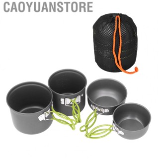 Caoyuanstore Outdoor Camping Cookware Set Camping Pot Kit Multi Layers   for Hiking for Outdoor Adventures