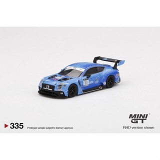 MINIGT 1: 64 Bentley Continental Flying GT GT3 อัลลอย ขนาดเล็ก ของเล่นสําหรับเด็กผู้ชาย โมเดลรถแข่ง