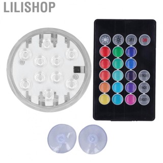 Lilishop RGB Underwater Spot Light W/ Control Submersible  Light IP68 Waterpr