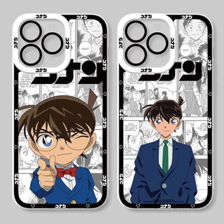 เคสโทรศัพท์มือถือแบบนิ่ม ใส ลายการ์ตูนโคนันน่ารัก สําหรับ case infinix Zero 5G X Note 12 G96 Hot 30 VIP 30i 20 20s 20i 12i 12 11S NFC 8 9 10 10S Pro 11 Play Smart 7 6 HD 5 Tecno Spark 6 go 2023