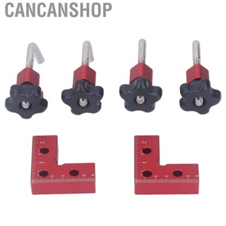 Cancanshop 90 Degree Positioning Square  Convenient Operation Clamping Square Red Clearly Graduated  for Picture Frame