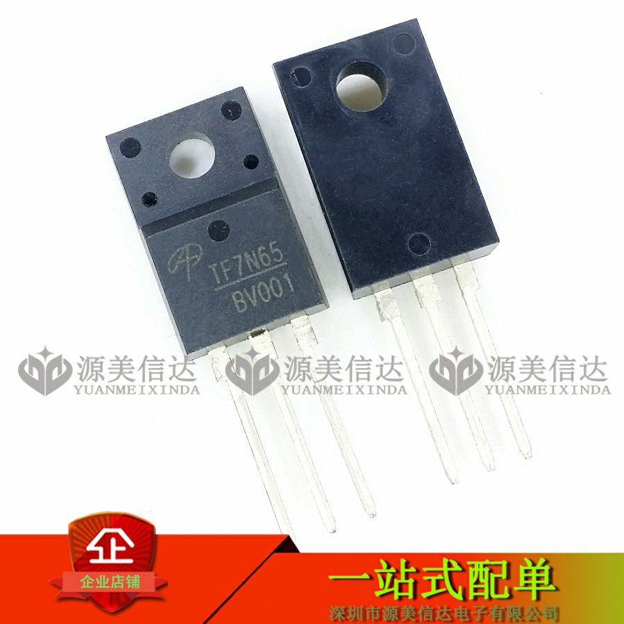 100% ใหม่ & AOTF7N65 TF7N65 7A650V MOS7N65 TO220F N