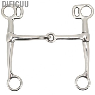 Dificuu Horse Breaking Bit Reliable Horse Mouth Bit Stainless Steel Sturdy for Training