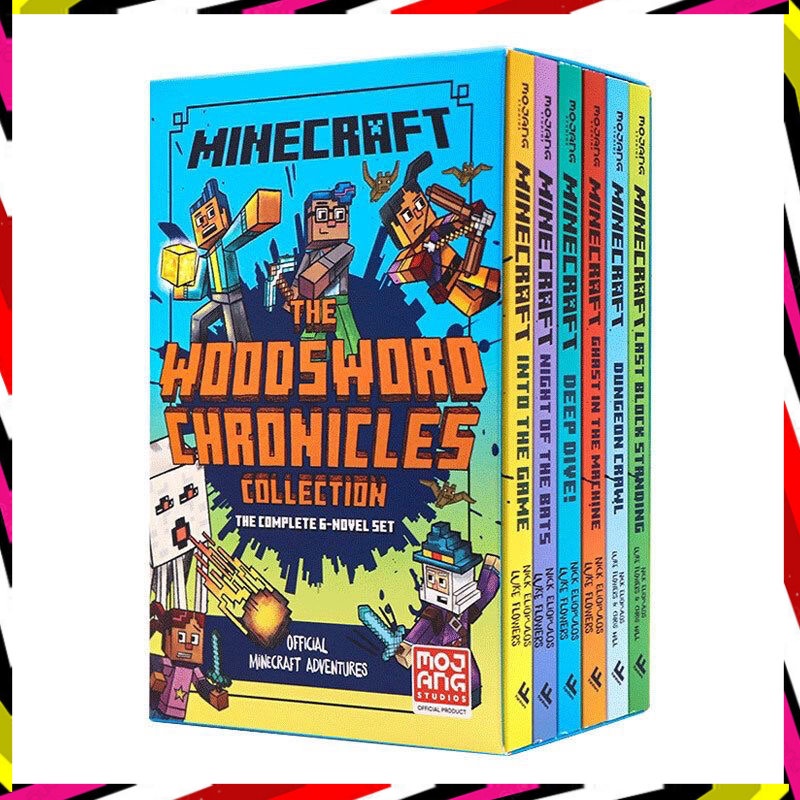 Minecraft Books Minecraft woodsword Chronicles Collection 6 เล่ม