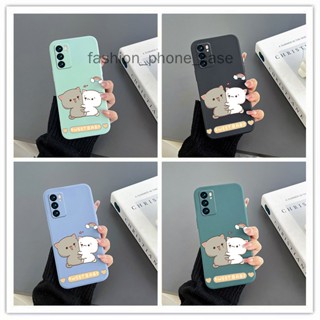 เคส oppo reno 6 5g เคสโทรศัพท์มือถือ ซิลิโคน ลายแมว สําหรับ oppo reno 6 5g เคส