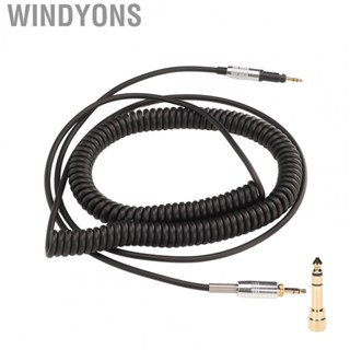 Windyons Headphone Coiled Cable  Gold Plated Plug Multipurpose 3.5mm To 2.5mm  Coiled Cable HiFi Stereo Retractable with Adapter for Tablets for HD569 for HD6