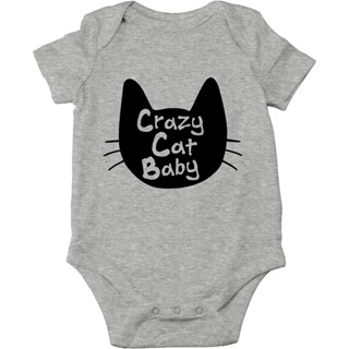 Crazy Cat Baby - My Other Siblings Are Cats - ชุดบอดี้สูท วันพีช น่ารัก สําหรับเด็กทารก PZF6