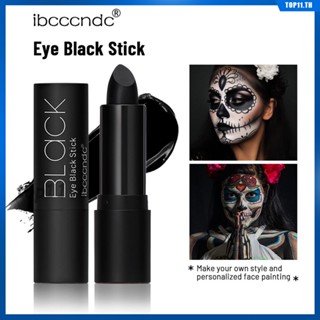 Ibcccndc Tiktok Ins Hot Halloween Facial Lipstick Black Paint Cream Face Makeup Lip Balm Lasting Eye Black Stick Cute Uncomfortable Men Women Students (top11.th.)