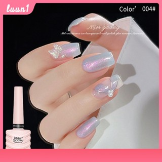 ชุด 6pcs Miss Gooey Net Red Aurora Ice เจลทาเล็บโปร่งแสง Mermaid Ji 2023 New Nail Shop Special Set Full Set COD