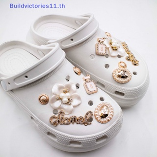 Buildvictories11 ขวดใส่รองเท้า Crocs ประดับพลอยเทียม ของขวัญ สําหรับตกแต่งรองเท้า