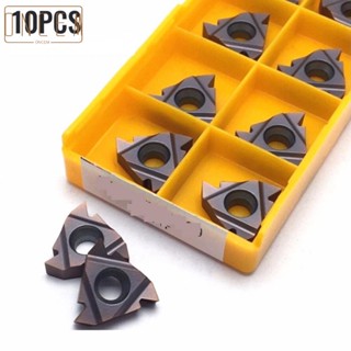 【ONCEMOREAGAIN】Carbide Inserts 10pcs / Box CNC Threading High Strength High Toughness With Box