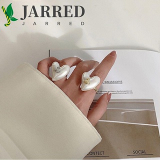 Jarred แหวนมุกสีทองสีเงินสไตล์โรแมนติกสําหรับผู้หญิง