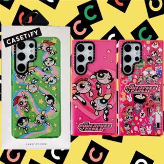 CASETIFY เคสโทรศัพท์มือถือ TPU นิ่ม กันกระแทก ลายการ์ตูนน่ารัก แต่งกลิตเตอร์ สําหรับ Samsung Galaxy S23 Ultra Plus S22 Ultra