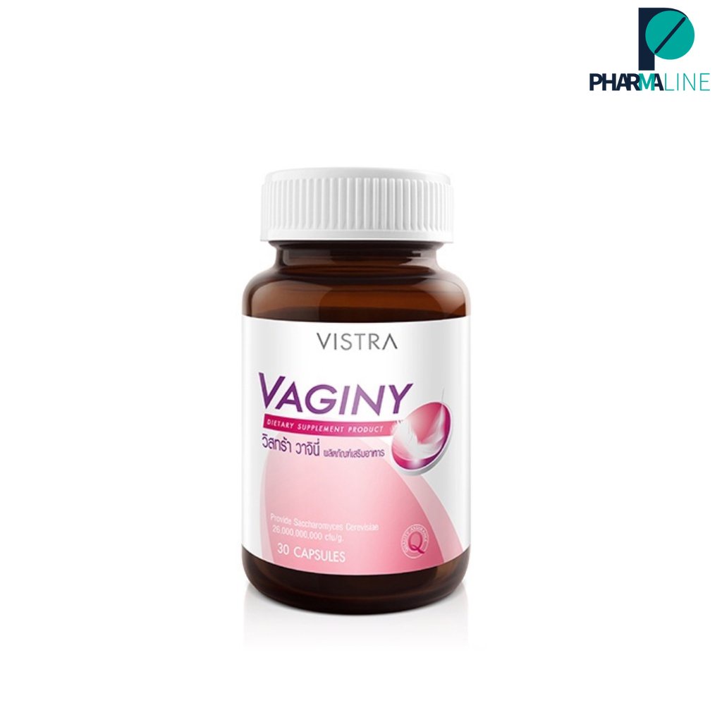 Vistra Vaginy วิสทร้า วาจินี่ ขนาด 30 แคปซูล / Capsules [PLine]