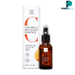 Vitara Vitamin C 10% Glow Essence 25 ml (จำนวน 1 ขวด) ไวทาร่า วิตามิน ซี โกลว์ เอสเซนส์ วิตามินซีบำรุงผิว [PLine]