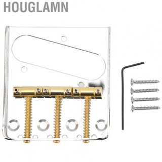 Houglamn Guitars Bridges  Electric Guitar Bridge 3 String Saddle Good Match for TL