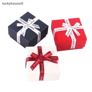 Luckyhouse0^^ กล่องเก็บเครื่องประดับ ต่างหู แหวน สร้อยคอ สร้อยข้อมือ เนคไท 1 ชิ้น