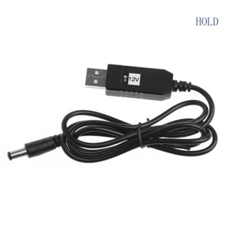 Ace สายเคเบิลอะแดปเตอร์แปลง USB สําหรับ DC 5V เป็น DC 12V 2 1x5 5 มม. ตัวผู้