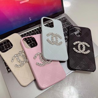 (พร้อมส่ง)เคสโทรศัพท์มือถือหนัง แบบแข็ง กันกระแทก สําหรับ iPhone14 14promax 14pro iPhone13 13promax 13pro iPhone12 12promax 12pro Chane1 iPhone11 11promax