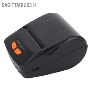  Sagittarius314 เครื่องพิมพ์ความร้อน Bluetooth พร้อมกระดาษฉลาก เครื่องพิมพ์บาร์โค้ด POS แบบพกพา เอาท์พุตการพิมพ์ขาวดำ