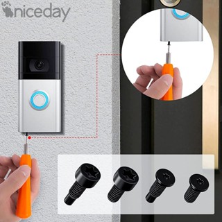 #NICEDAY-Ring Doorbell Screws, Replacement Security Screws Compatible with Video Doorbel