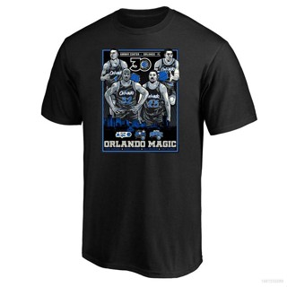 เสื้อยืดคอกลม แขนสั้น พิมพ์ลายการ์ตูน NBA Orlando Magic ONeal พลัสไซซ์ สําหรับผู้ชาย และผู้หญิง
