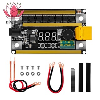 บอร์ดควบคุมเครื่องเชื่อมจุด แบบมือถือ 12V ปรับได้ สําหรับแบตเตอรี่ 18650 0.1-0.2 มม. แผ่นนิกเกิล