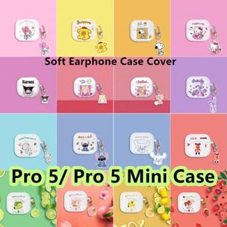 【คุณภาพสูง】เคสหูฟัง แบบนิ่ม ลายการ์ตูนอนิเมะ สําหรับ Pro 5 Pro 5 Mini