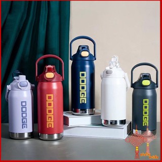 GZmarket ปลีก/ส่ง กระบอกน้ำเก็บอุณหภูมิร้อนเย็น DODGE  ขวดน้ำสแตนเลส 1200ML และ 950ML