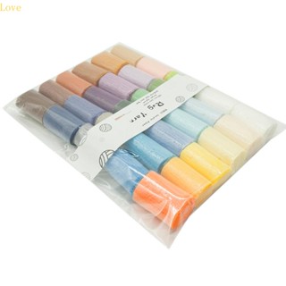 Love ชุดอุปกรณ์ไหมพรม ผ้าวูล 30 สี สําหรับใช้ในการเย็บปักถักร้อย