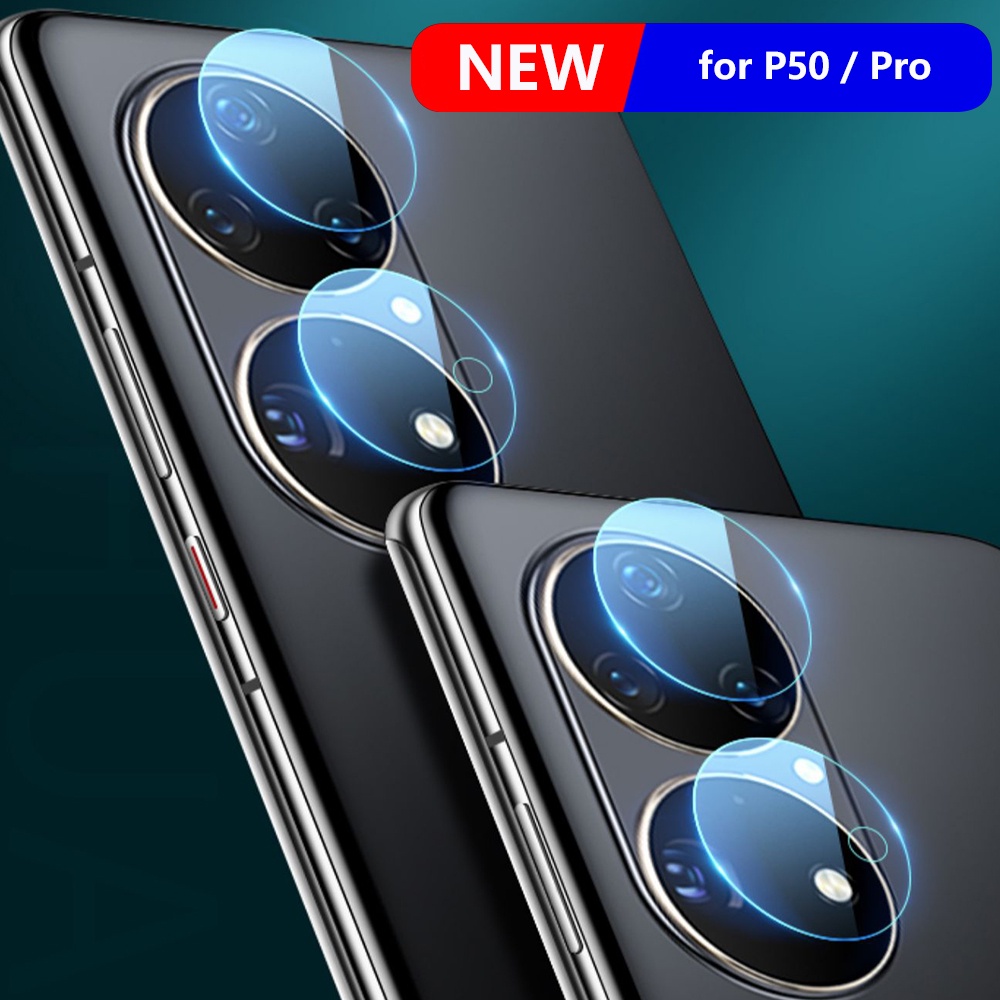 กระจกกล้องป้องกันเลนส์สําหรับ Huawei P50 Pro เลนส์กล้องฟิล์มแก้วสําหรับ P50Pro ฟิล์มเลนส์