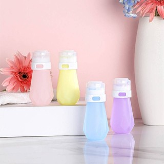 Travel Silica Gel Packaging Bottle Shampoo Shower Gel Lotion &amp; Facial Cream Storage Bottle Sub-Bottle Travel Portable Storage Set ahkW