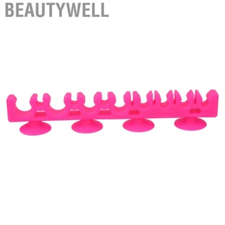Beautywell Silicone Makeup Brush Drying Rack  Cosmetic Convenient Storage for Girls Wall Space